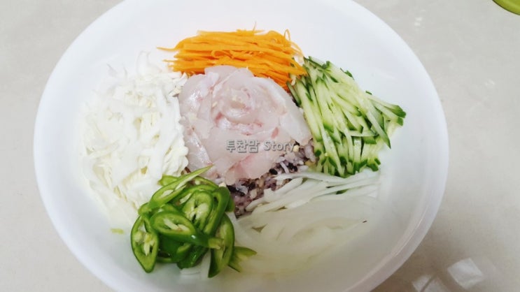 회덮밥 만드는법 회뜨는 방법까지 (w백종원 초고추장 황금비율) : 네이버 블로그