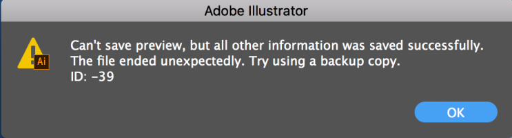 adobe illustrator error (어도비 일러스트레이터 오류) id: -39 : 네이버 블로그