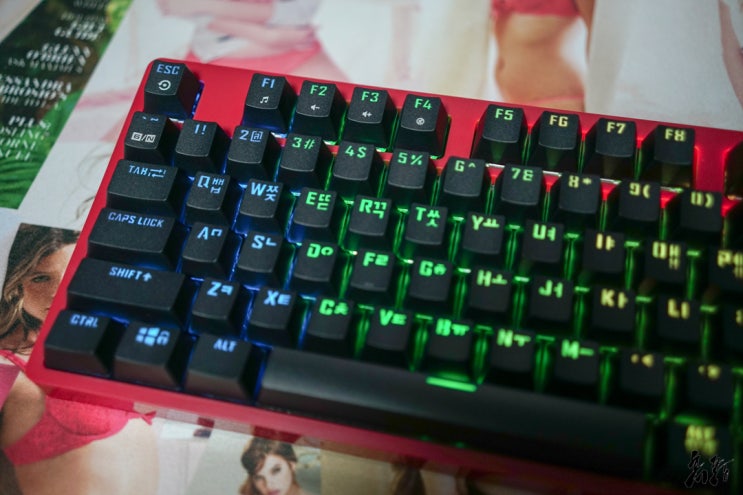 앱코 HACKER K6600 청축 가성비 기계식 키보드 끝판왕! : 네이버 블로그