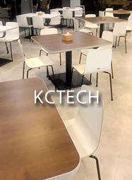 [벤텍퍼니처] KCTECH (케이씨텍 2공장) 식당 테이블, 의자 납품 실적 사례 : 네이버 블로그