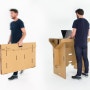 [디자인 책상] 13. refold cardboard standing desk changes the way you work