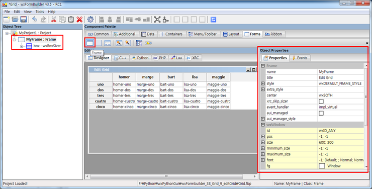 [wxPython] 그리드 컨트롤(Grid Control) (3) - 그리드 편집 : 네이버 블로그