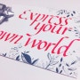 [좋은글귀/캘리그라피] Express your own world