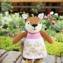 Little Cotton Rabbits, Fox Girl, 리틀 코튼 래빗,폭스걸, 대바늘 손뜨개 인형