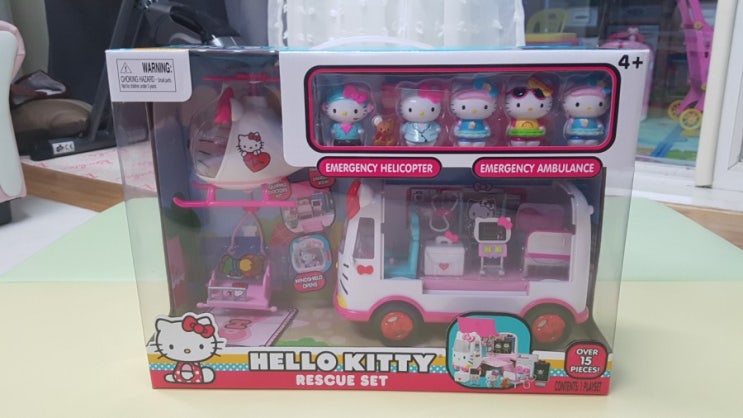 [장난감 후기] 헬로키티 구조대 세트(Hello Kitty Rescue Set) : 네이버 블로그