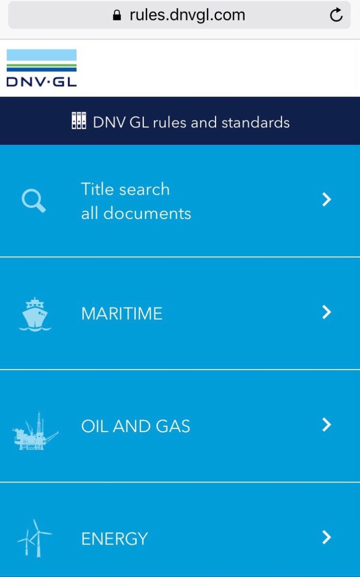 DNV GL 선급 규정 찾기 및 다운로드 방법 (모바일도 OK) : 네이버 블로그