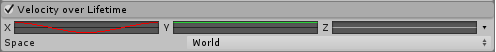 UnityParticleSystem > Velocity Over Lifetime Module (방향 속도 모듈) : 네이버 블로그