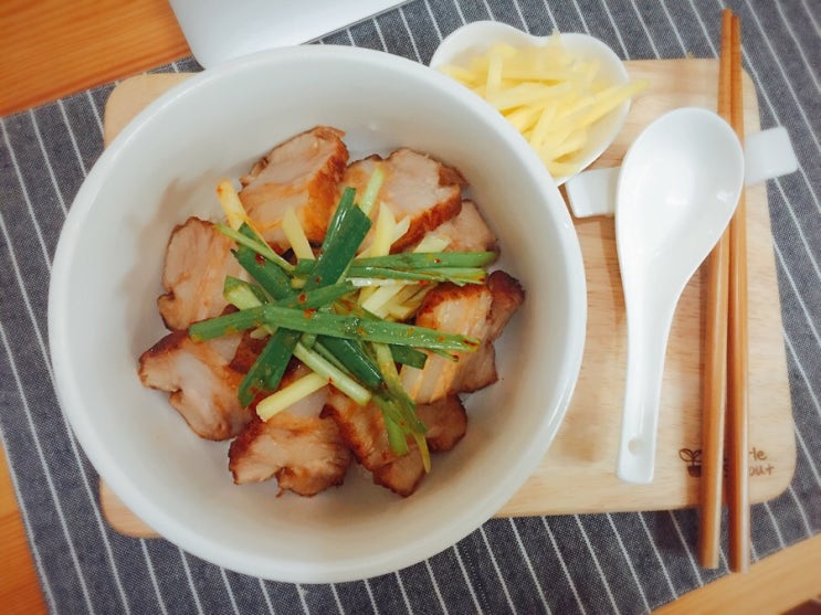 일본요리/ 삼겹살로 차슈덮밥 차슈동 만들기/ 차슈만들기 チャーシュー丼 : 네이버 블로그