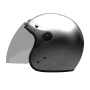 [VELDT] 벨티 마크1 헬멧 - 실버 포일 제트 바이저, 클래식 모터사이클 헬멧 ( 4 in 1 헬멧, 바이크, 오토바이 헬멧 )