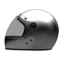 [VELDT] 벨티 마크1 헬멧 - 실버 포일 풀페이스, 클래식 모터사이클 헬멧 ( 4 in 1 헬멧, 바이크, 오토바이 헬멧 )
