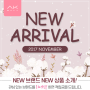 11월 AK몰과 함께하는 NEW 브랜드 NEW 상품소개!