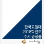 2018학년도 한국교원대 수시 경쟁률