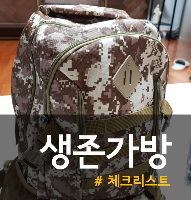 지진이무서워- 재난 생존가방 나홀로 준비 : 네이버 블로그