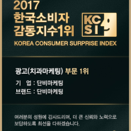 2017 한국소비자감동지수1위 광고(치과마케팅)부문 단비마케팅 수상