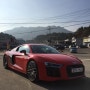 아우디 R8 v10 간단히 시승하기.