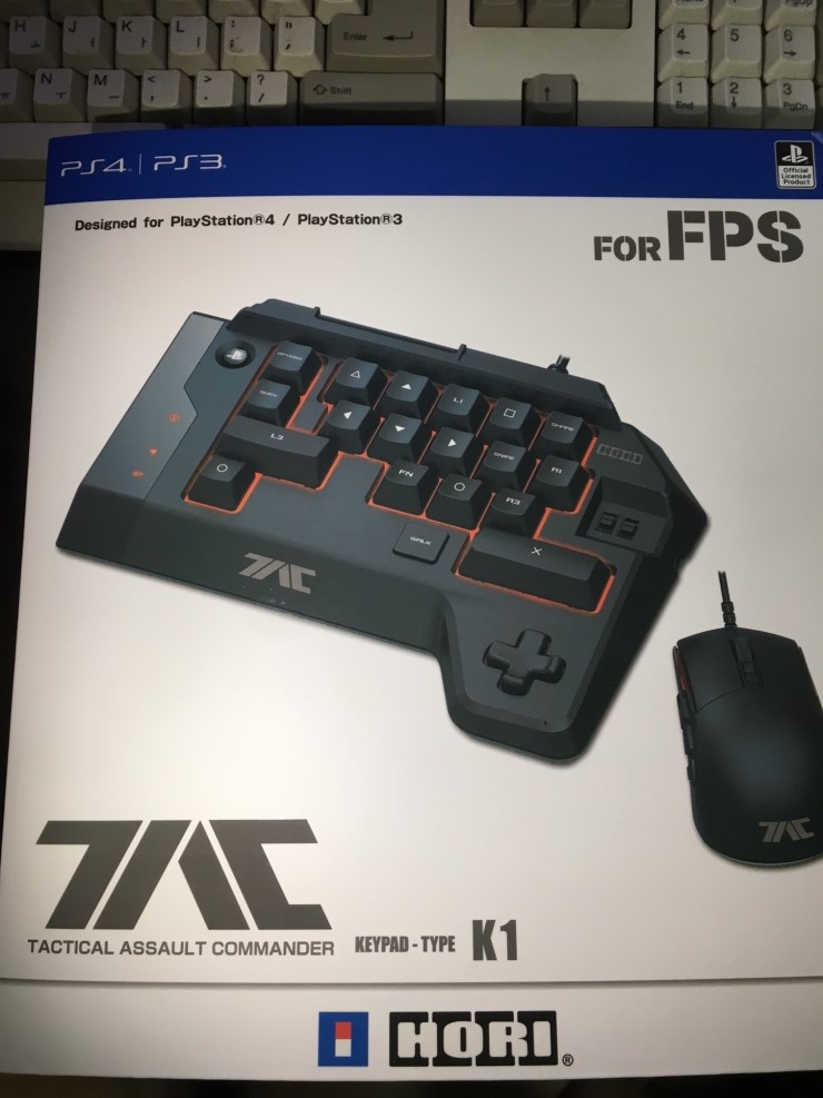 PS4 용 키보드 + 마우스 [HORI TAC KEYPAD - TYPE K1] 호리