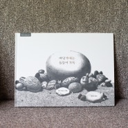 바닷가에는 돌들이 가득, 물가에 있는 수많은 돌들을 아기자기한 펜화로 표현한 아기자기 아름다운 그림책