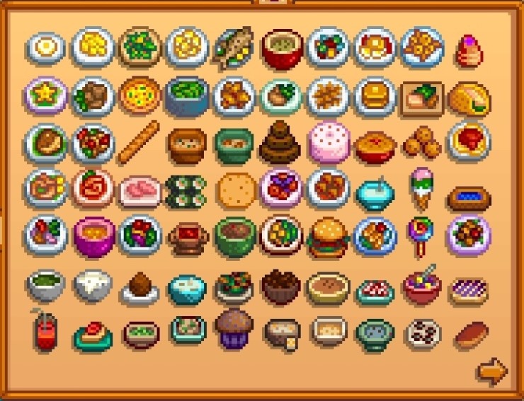 Stardew food