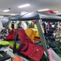 스노우라인 포티스 텐트 전시했습니다!!