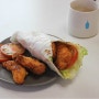 치킨 스낵랩/kfc 트위스터 만들기 : : 남은 치킨으로 맛있게