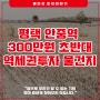 서해선복선전철 평택 안중역 300만원 초반대 역세권토지투자 물건지