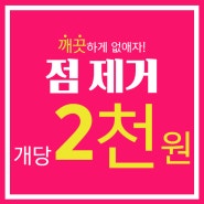 리디아피부클리닉 점제거 2천원