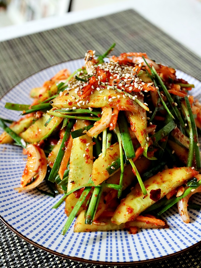 부추오이무침 감칠맛나게 만드는 법 이것만 빼면 황금레시피 : 네이버 블로그