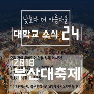 2018 부산대 축제 라인업