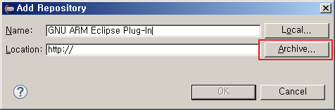 3) GNU ARM Eclipse Plug-in 설치 : 네이버 블로그
