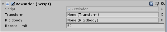 [Unity] 오브젝트 시간 되감기 : Rewinder : 네이버 블로그