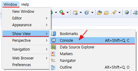[Java] Eclipse Console View(콘솔 창) 2개 이상 사용하기 : 네이버 블로그