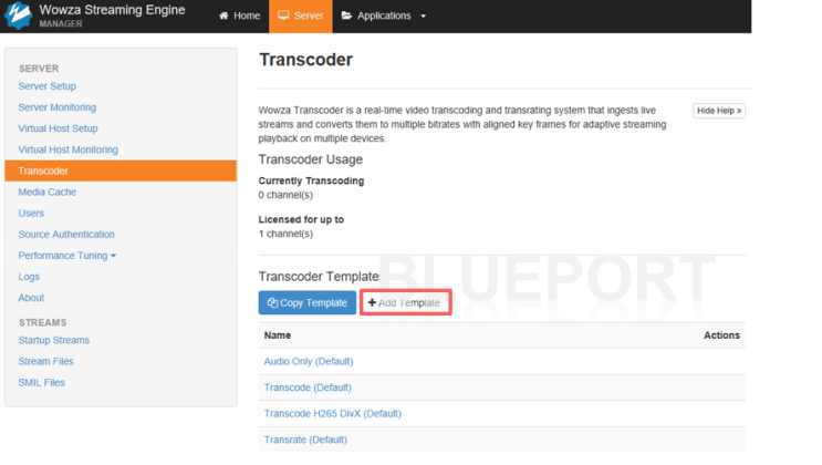 Wowza Transcoder 설정 가이드 : 네이버 블로그