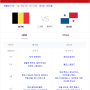 2018년 러시아 월드컵 중계 " 벨기에 vs 파나마 " 벨기에 라인업