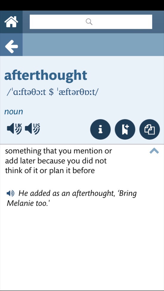 토익필수어휘 3368: as an afterthought : 네이버 블로그