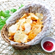 에어프라이어 감자칩 만드는법 건강한 우리집 아이간식!