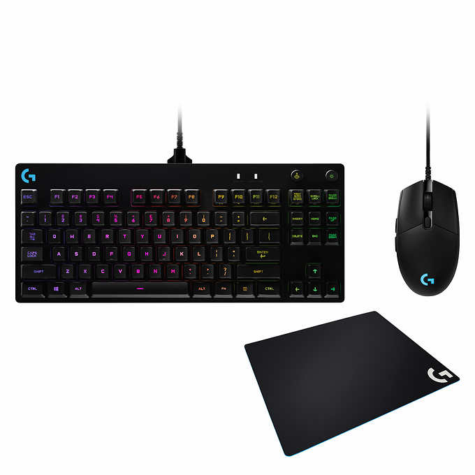 로지텍 G 640 게이밍 마우스 패드, 프로 키보드, 프로 마우스/Gaming Keyboard, Gaming Mouse ...
