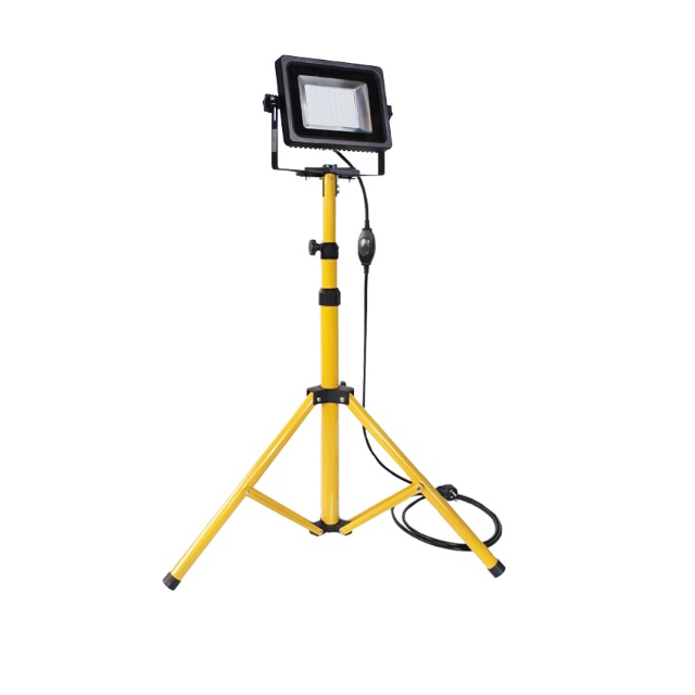 [엔와이코리아]BS-WTL50 LED 워킹라이트 50W NY IC 투광기 워킹라이트 1등용 70~170cm 3단길이조절 IP65 ...