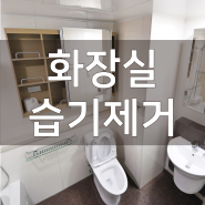 [여름철/장마철] 화장실 습기제거 / 화장실 습기제거법 / 화장실 습기제거 방법 / 화장실 습기제거 하는법 ☑️