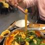 [동탄 센트럴파크 맛집] 떡볶이 떡이 독특한 청년다방