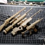 영국 L115A3_AWM 저격총 Sniper Rifles [나무젓가락공예]
