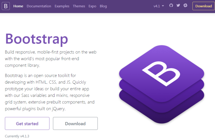 부트스트랩 다운 및 사용법 : 네이버 블로그