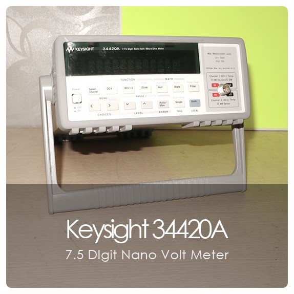 중고계측기 렌탈 매입 키사이트 Keysight 34420A 7.5 Digit Nano Volt/Micro Ohm Meter 판매
