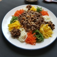 전자렌지 소고기 야채 비빔밥 (전자렌지요리)