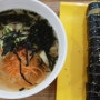 국수랑 김밥만 먹어도 배가 든든해요!