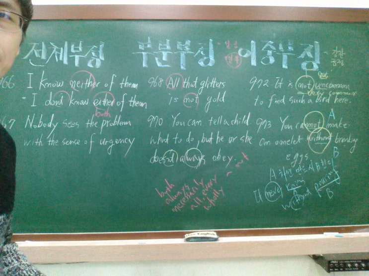 부정문 - 전체부정, 이중부정, 부분부정 : 네이버 블로그