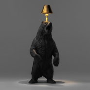 KODIAK BEAR LAMP (Black)