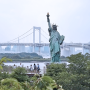 도쿄 오다이바 #해변공원, 레인보우브릿지, 자유의 여신상