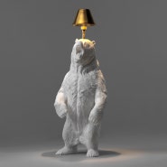 KODIAK BEAR LAMP (White)