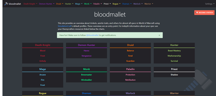 bloodmallet - data for all