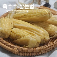 옥수수 삶는법 맛있게 간편하면서 엄청 촉촉해